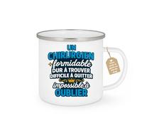 quotedazur Café-Croissant - Mug Personnalisé Un Chirurgien Formidable, Dur À Trouver, Difficile Quitter, Impossible Oublier Cadeau Tasse Pour Noël Et Mémorable - Blanc/Émaillé
