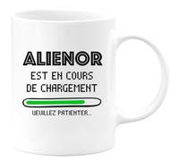 quotedazur - Mug Alienor Est En Cours De Chargement Veuillez Patienter - Blanc/Céramique