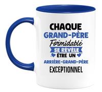 quotedazur - Mug Chaque Grand-père Formidable Se Révèle Être Un Arrière-grand-père Exceptionnel - Cadeau Futur Arrière-grand-père - Surprise Annonce Grossesse Garçon/Fille Naissance Bébé Gender Reveal
