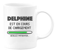 quotedazur - Mug Delphine Est En Cours De Chargement Veuillez Patienter - Blanc/Céramique