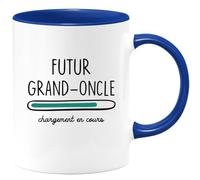 quotedazur - Mug Futur Grand Oncle - Bleu/Céramique