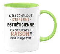 quotedazur - Mug Future Arrière-grand-mère en 2025 Chargement En Cours - Tasse Cadeau Annonce naissance Femme - Rouge/Céramique