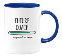 quotedazur - Mug Future Coach Chargement En Cours - Bleu/Céramique
