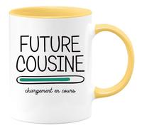 quotedazur - Mug Future Cousine 2024 Chargement En Cours - Cadeau Future Cousine - Surprise Annonce Grossesse Garçon/Fille Naissance Bébé