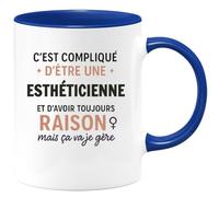 quotedazur - Mug Future Soeurette en 2025 Chargement En Cours - Tasse Cadeau Annonce naissance Femme - Blanc/Emaillé
