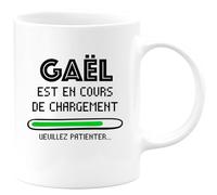 quotedazur - Mug Gaël Est En Cours De Chargement Veuillez Patienter - Blanc/Céramique