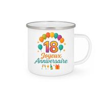 quotedazur - Mug Humour 18 Ans Joyeux Anniversaire - Mug Cadeau Homme - Cadeau Original Tasse Anniversaire 18 Ans Pour Homme Et Amis