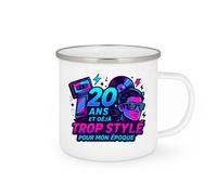 quotedazur - Mug Humour 20 ans et déjà trop stylé pour mon époque - Cadeau 20 ans Femme