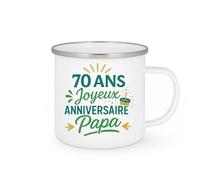 quotedazur - Mug Humour 70 Ans Joyeux Anniversaire Papa Cadeau Spécial Homme Convivial Tasse Original