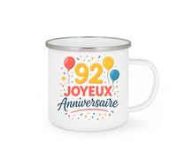 quotedazur - Mug Humour 92 Joyeux Anniversaire Célébrez Cet Âge Unique Avec Joie Et Bonheur Idée Cadeau Tasse Pour Célébrer Style