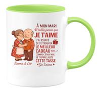 quotedazur - Mug Humour À Mon Mari, Je T'aime. T'offre Ce Cadeau Une Tasse Unique Et Pleine D'amour. Tendre Pour Avec Personnalisée Idéale