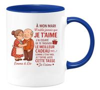 quotedazur - Mug Humour À Mon Mari, Je T'aime. T'offre Ce Cadeau Une Tasse Unique Et Pleine D'amour. Tendre Pour Avec Personnalisée Idéale