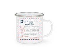 quotedazur - Mug Humour À Mon Petit-fils, Je T'aime Pour L'homme Que Tu Es Devenu, Cadeau De Mamie Hélène Tasse Personnalisé Exceptionnel Et Aimé