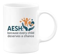 quotedazur - Mug Humour AESH : because every child deserves a chance - Cadeau AESH Femme