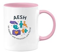 quotedazur - Mug Humour AESH : un métier, une vocation, une fierté - Cadeau AESH Femme