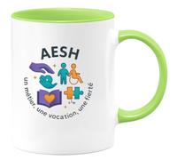 quotedazur - Mug Humour AESH : un métier, une vocation, une fierté - Cadeau AESH Femme