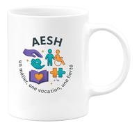 quotedazur - Mug Humour AESH : un métier, une vocation, une fierté - Cadeau AESH Femme