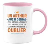 quotedazur - Mug Humour Arthur, Un Cadeau Exceptionnel, Difficile À Trouver, Impossible Oublier, Tasse Unique Idée Originale Pour Homme