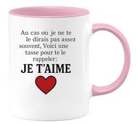quotedazur - Mug Humour Au Cas Où Je Ne Te Le Dirais Pas Assez Souvent, Voici Une Tasse Pour Rappeler T'aime Cadeau Tendre Dire Avec Cette Unique