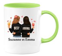 quotedazur - Mug Humour Be Friends Suzanne Et Emma Cadeau Personnalisé Pour Amies Idée Originale Tasse Personnalisée Proches Chic Élégante
