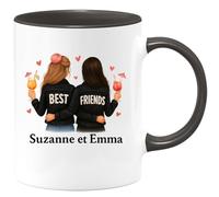 quotedazur - Mug Humour Be Friends Suzanne Et Emma Cadeau Personnalisé Pour Amies Idée Originale Tasse Personnalisée Proches Chic Élégante