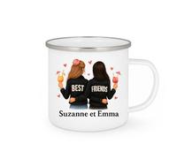 quotedazur - Mug Humour Be Friends Suzanne Et Emma Cadeau Personnalisé Pour Amies Idée Originale Tasse Personnalisée Proches Chic Élégante