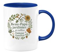 quotedazur - Mug Humour Beau-Papa jardinier : je cultive l'amour familial - Cadeau Beau-Papa Homme