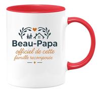 quotedazur - Mug Humour Beau-Papa officiel de cette famille recomposée - Cadeau Beau-Papa Homme