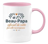 quotedazur - Mug Humour Beau-Papa officiel de cette famille recomposée - Cadeau Beau-Papa Homme