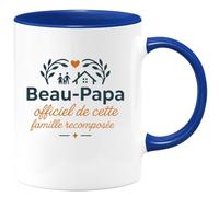 quotedazur - Mug Humour Beau-Papa officiel de cette famille recomposée - Cadeau Beau-Papa Homme