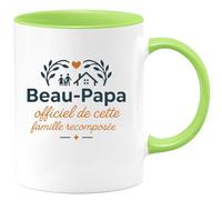 quotedazur - Mug Humour Beau-Papa officiel de cette famille recomposée - Cadeau Beau-Papa Homme
