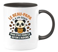 quotedazur - Mug Humour Beau-papa Un Peu Fou Mais C’est Pour Ça Qu’on L’adore Idée Cadeau Originale Tasse Unique