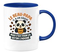 quotedazur - Mug Humour Beau-papa Un Peu Fou Mais C’est Pour Ça Qu’on L’adore Idée Cadeau Originale Tasse Unique