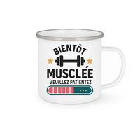 quotedazur - Mug Humour Bientôt Musclée Veuillez Patientez Cadeau Original Tasse Amusante Pour Amateurs De Gym