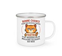 quotedazur - Mug Humour Bonne Chance Pour Ton Nouveau Travail, Tu Ne Trouveras Pas De Meilleurs Collègues - Cadeau Original Tasse Pour Collègues Nouveau Départ Réussi