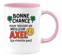 quotedazur - Mug Humour Bonne Chance Pour Trouver Un Meilleur Axel Que Moi, Impossible Idée Cadeau Parfaite Tasse Humoristique Unique