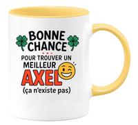 quotedazur - Mug Humour Bonne Chance Pour Trouver Un Meilleur Axel Que Moi, Impossible Idée Cadeau Parfaite Tasse Humoristique Unique