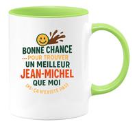 quotedazur - Mug Humour Bonne Chance Pour Trouver Un Meilleur Jean-michel, Il N'existe Pas Cadeau Original Tasse Homme