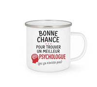 quotedazur - Mug Humour Bonne Chance Pour Trouver Un Meilleur Psychologue Que Moi (Ps Ça N'existe Pas) Idée Cadeau Originale Avec Tasse Personnalisée Psychologie