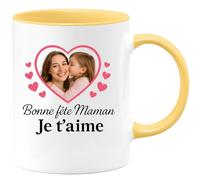 quotedazur - Mug Humour Bonne Fête Maman Je T'aime Cadeau Original Pour Tasse Personnalisée Idéale