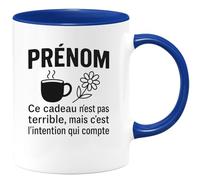 quotedazur - Mug Humour Cadeau Modeste Qui Vient Du Cœur, Tasse Personnalisée Avec Prénom Incluse Personnalisé Unique Idée Sympa Et Abordable