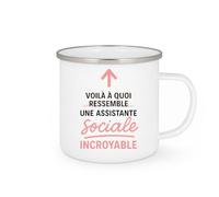 quotedazur - Mug Humour Cadeau Pour Une Assistante Sociale Incroyable Et Dévouée Idéal Tasse Attentionnée