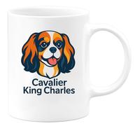 quotedazur - Mug Humour Cavalier King Charles - Cadeau Idéal Pour Amoureux De Chiens, Tasse Unique Et Stylée
