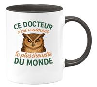 quotedazur - Mug Humour Ce Docteur C'est Vraiment Le Plus Chouette Du Monde - Cadeau Original Pour Homme, Tasse Personnalisée Unique