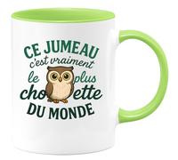 quotedazur - Mug Humour Ce Jumeau C'est Vraiment Le Plus Chouette Du Monde - Un Cadeau Tasse Parfait Pour Votre Frère Préféré