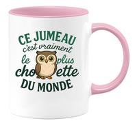 quotedazur - Mug Humour Ce Jumeau C'est Vraiment Le Plus Chouette Du Monde - Un Cadeau Tasse Parfait Pour Votre Frère Préféré