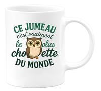 quotedazur - Mug Humour Ce Jumeau C'est Vraiment Le Plus Chouette Du Monde - Un Cadeau Tasse Parfait Pour Votre Frère Préféré