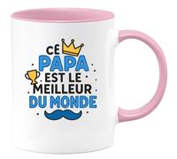 quotedazur - Mug Humour Ce Papa Est Le Meilleur Du Monde Cadeau Parfait Pour Homme Idée Originale Tasse Personnalisée Cher À Votre Cœur