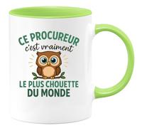 quotedazur - Mug Humour Ce Procureur Est Vraiment Le Plus Chouette Du Monde, Un Cadeau Parfait Idée Originale Tasse Pour Au Top Et Apprécié