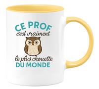 quotedazur - Mug Humour Ce Prof C'est Vraiment Le Plus Chouette Du Monde Idée Cadeau Originale Tasse Personnalisée Pour Professeurs
